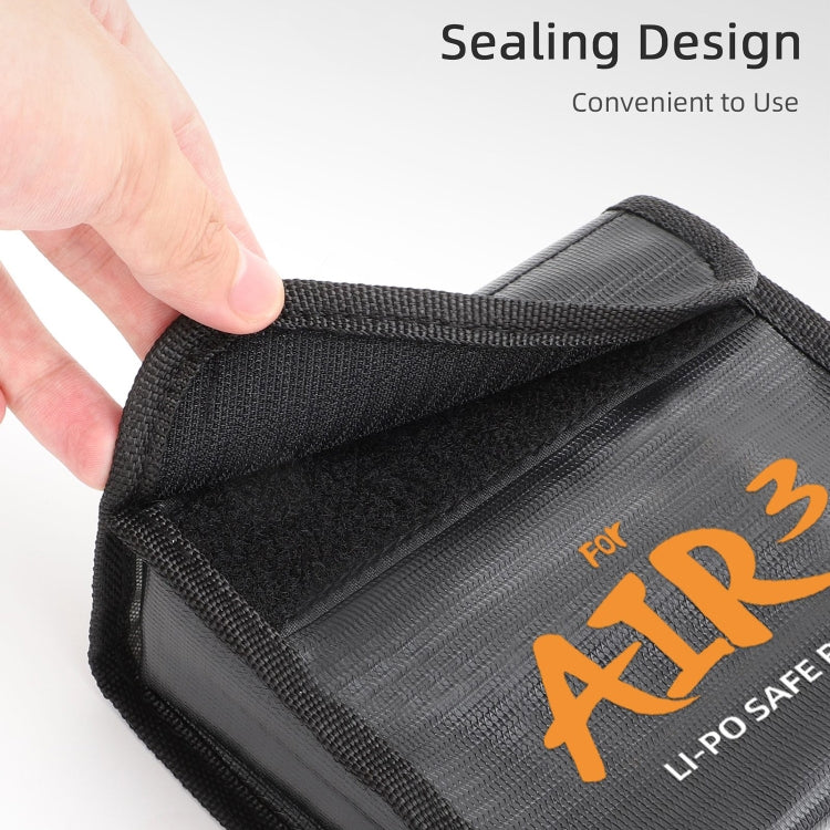 Sunnylife Battery Explosion-proof Safe Bag Protective Li-Po Safe Bag, For DJI Air 3 For 1pc Battery, For DJI Air 3 For 2pcs Batteries, For DJI Air 3 For 3pcs Batteries Sunnylife Battery Explosion-proof Safe Bag Protective Li-Po Safe Bag, For DJI Air 3 For 1pc Battery, For DJI Air 3 For 2pcs Batteries, For DJI Air 3 For 3pcs Batteries
